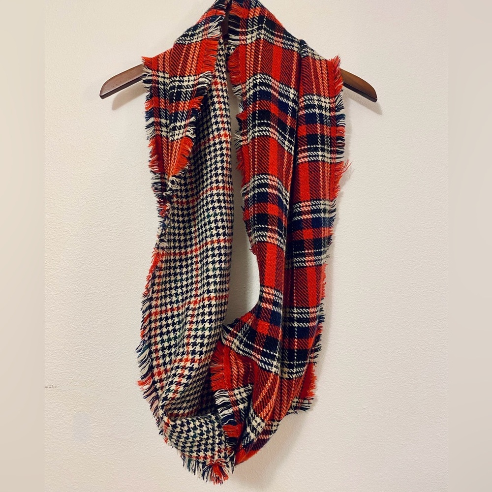 Plaid Infinity Scarf